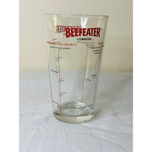 Beefeaters London Recipe Pint Glass - Picture 2 of 5